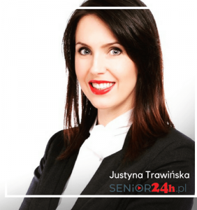 Justyna Trawińska – Psychoterapeutka i autorka publikacji na portalu Senior24h